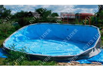 26364 Каркасный бассейн Rectangular Ultra Frame 7,32х3,66х1,32м Intex+песч.фильтр 7900 л/ч